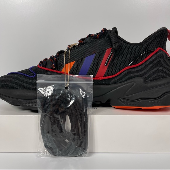 ADIDAS OZWEEGO ZIP CHINESE NEW YEAR MENS SHOES SIZE 11 BLACK RED PURPLE ORANGE - Picture 8 of 10
